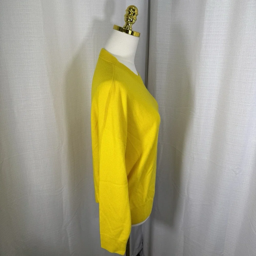 NWOT Jenni Kayne 100% Cashmere Marina Sweater XS Yellow aso Meghan Markle $445 - Picture 6 of 13